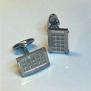 DAVID DONAHUE DIAMOND CUFFLINKS